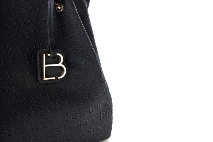 Lucky Bees Bandolera 275 Leather Black Lucky Bees Bandolera 275 Leather Black